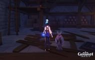 Talk to this statue (Image via HoYoverse)